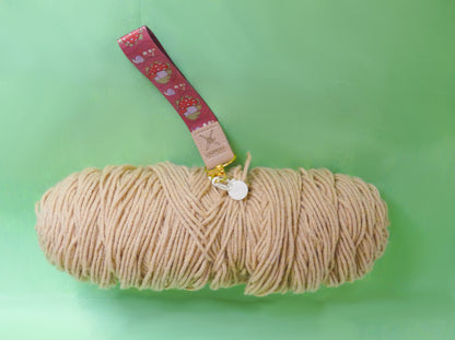 Mushroom Pattern Wristlet Keychain | Compatible with the Loop Lock