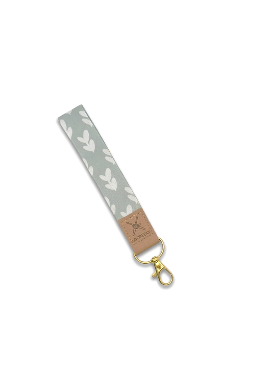 Sage Pattern Wristlet Keychain | Compatible with the Loop Lock