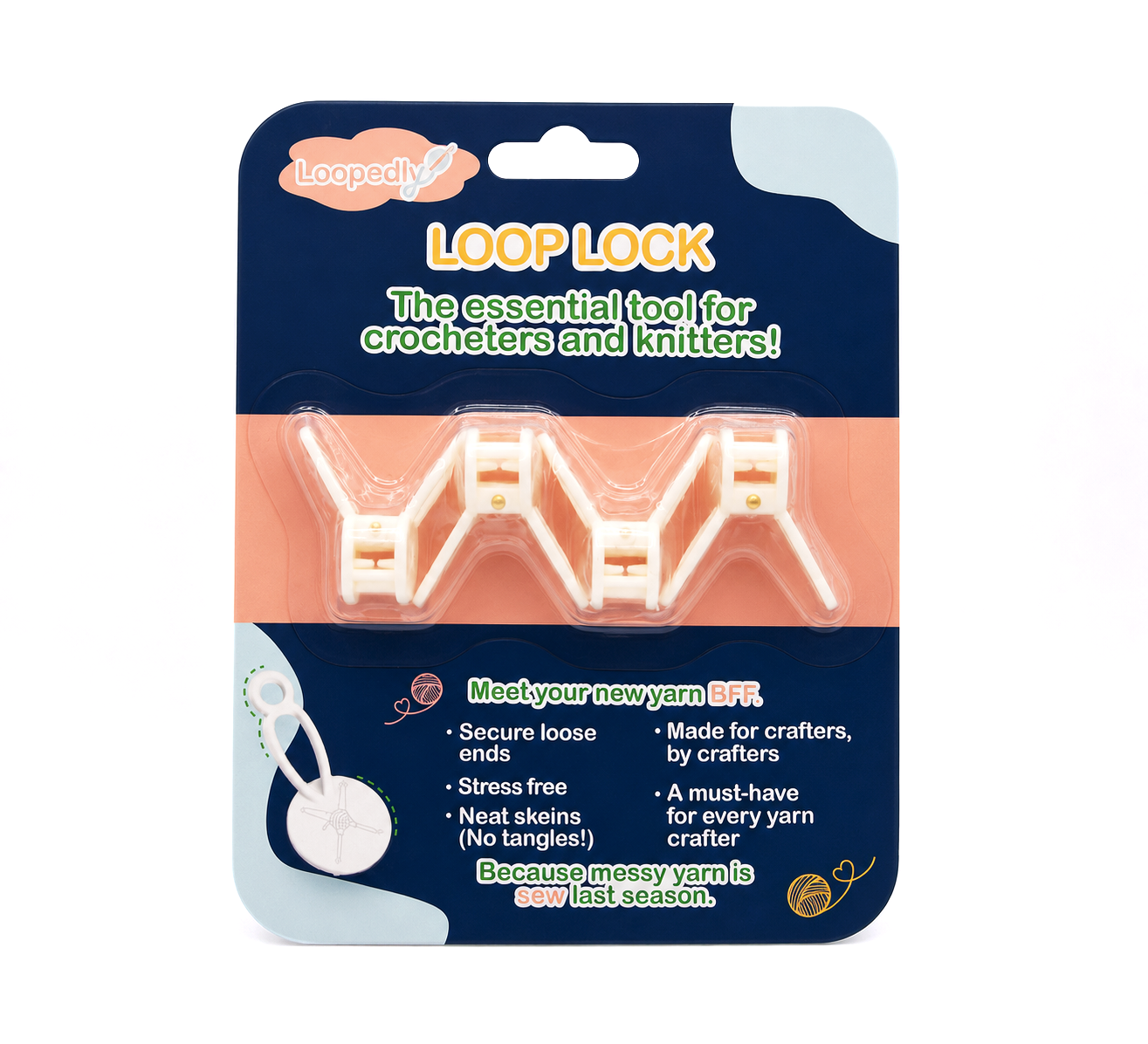 Loop Lock (4 Pieces) | Yarn Organization Tool