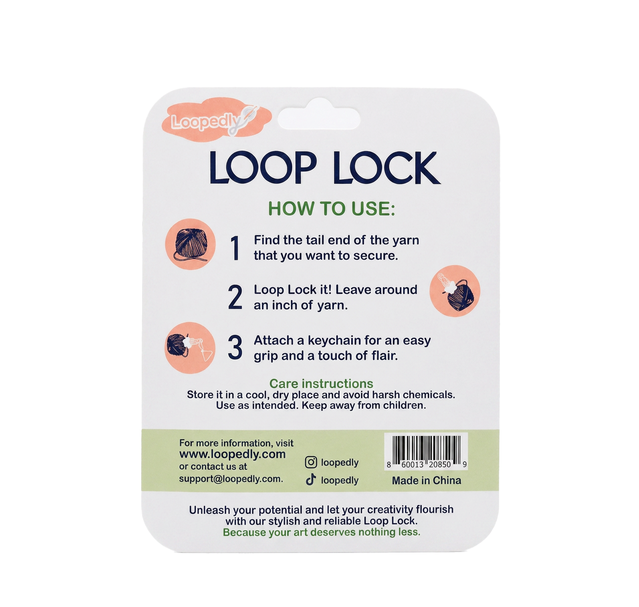 Loop Lock (4 Pieces) | Yarn Organization Tool