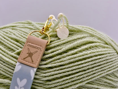 Sage Pattern Wristlet Keychain | Compatible with the Loop Lock